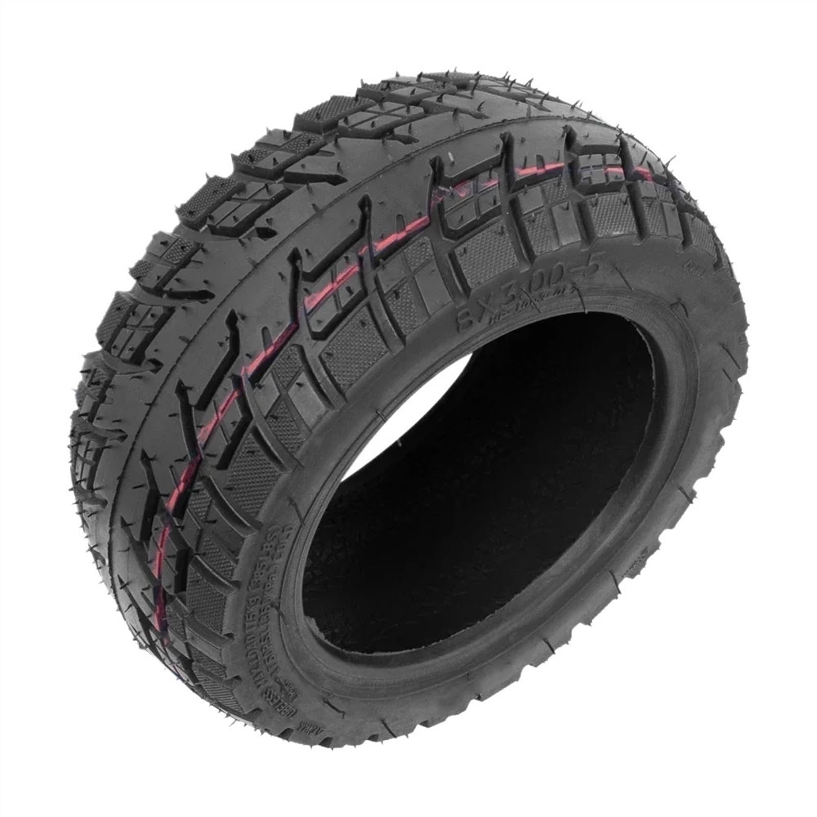 Générique Pneu AntidéRapant Trottinette Pneus à Vide Tout-Terrain sans Chambre air 8x3.00-5 USO apto Para Scooter électrique, Pneu extérieur de 8 Pouces, Accessoires pneus .0