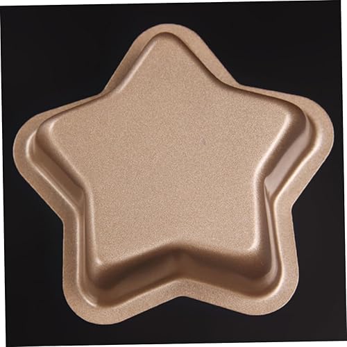 Miniatura 9 de PRETYZOOM 2 piezas de plantillas para tartas, molde para hornear con forma de estrella para horno, platos de feliz cumpleaños, molde de hamburguesa,