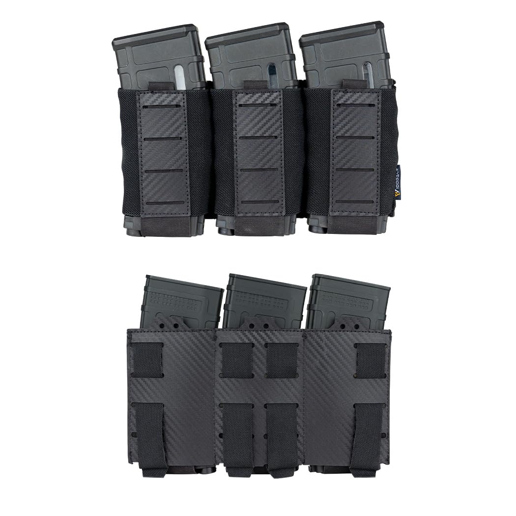 Poche Porte Chargeur IDOGEAR Tactical Triple 5.56/223 - MOLLE - Camo