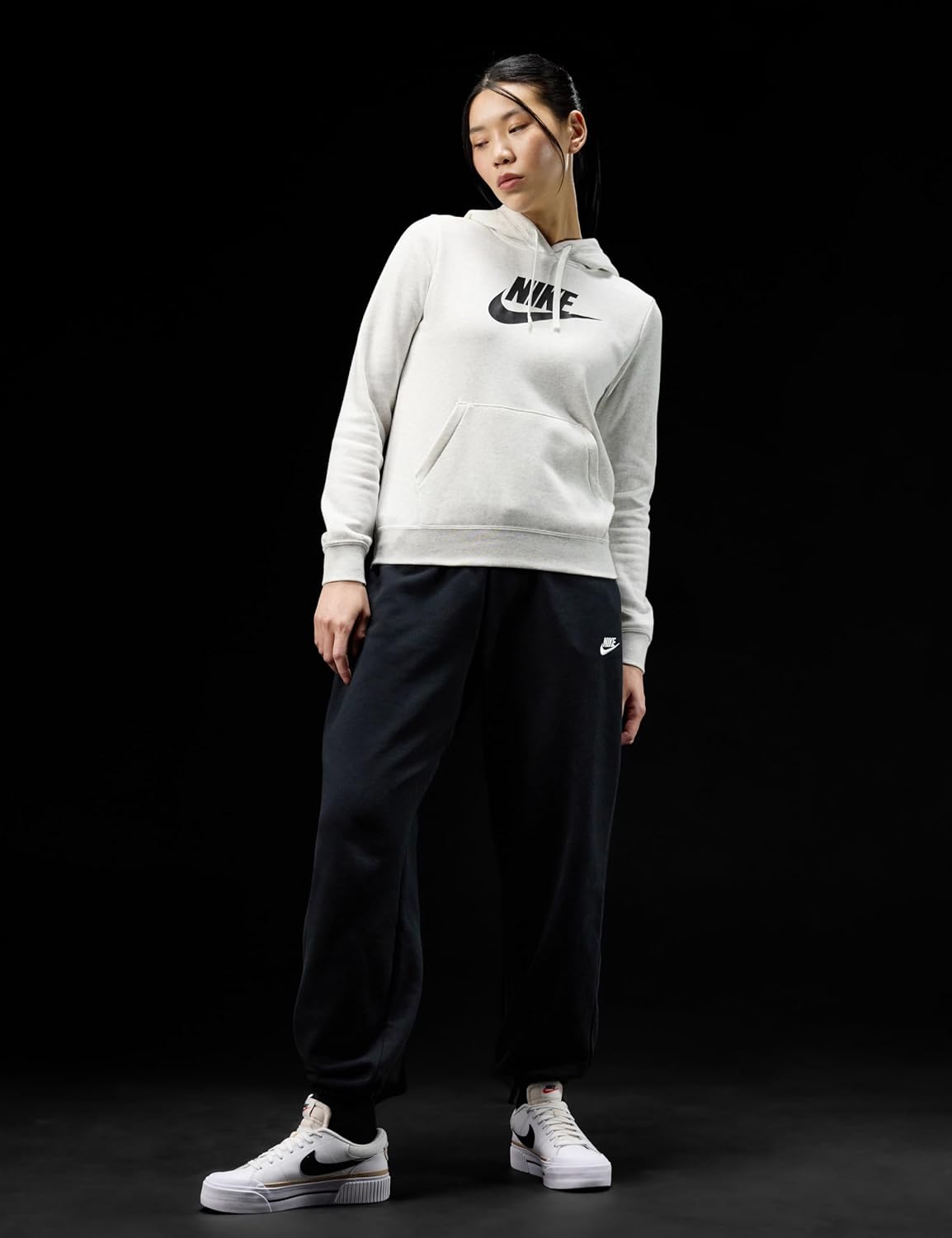 Nike Women's Sportswear Club Fleece Logo Pullover Hoodie - Image 7