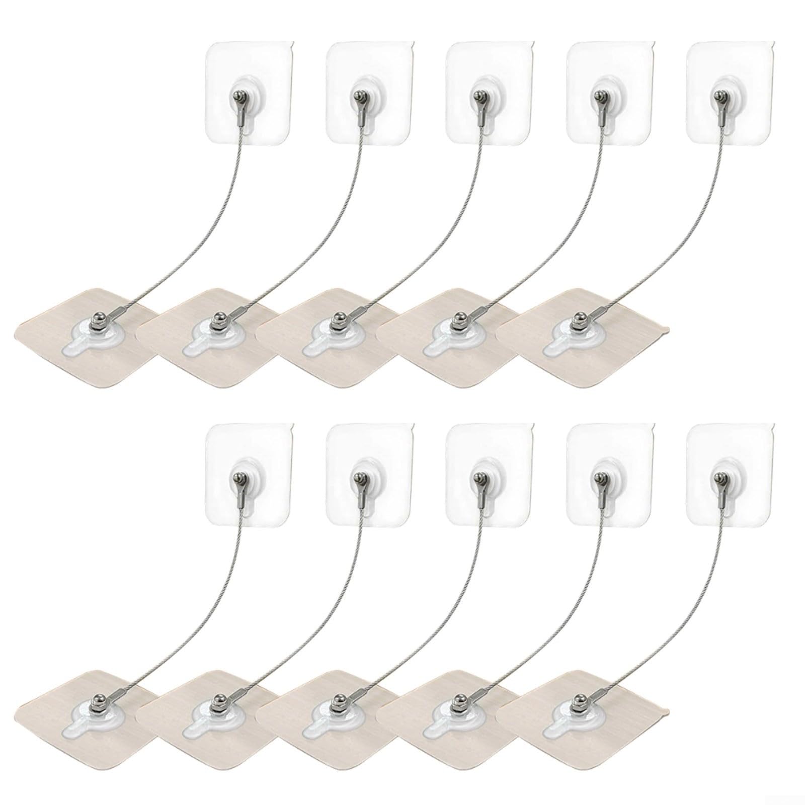 ComfyHarbor Bonding Furniture Anchors Kit with Strong Stainless Steel Straps, No Drill Anti Tip Safety for Baby Proofing Dressers Cabinets TV Units, For Easy Install and(40cm)
