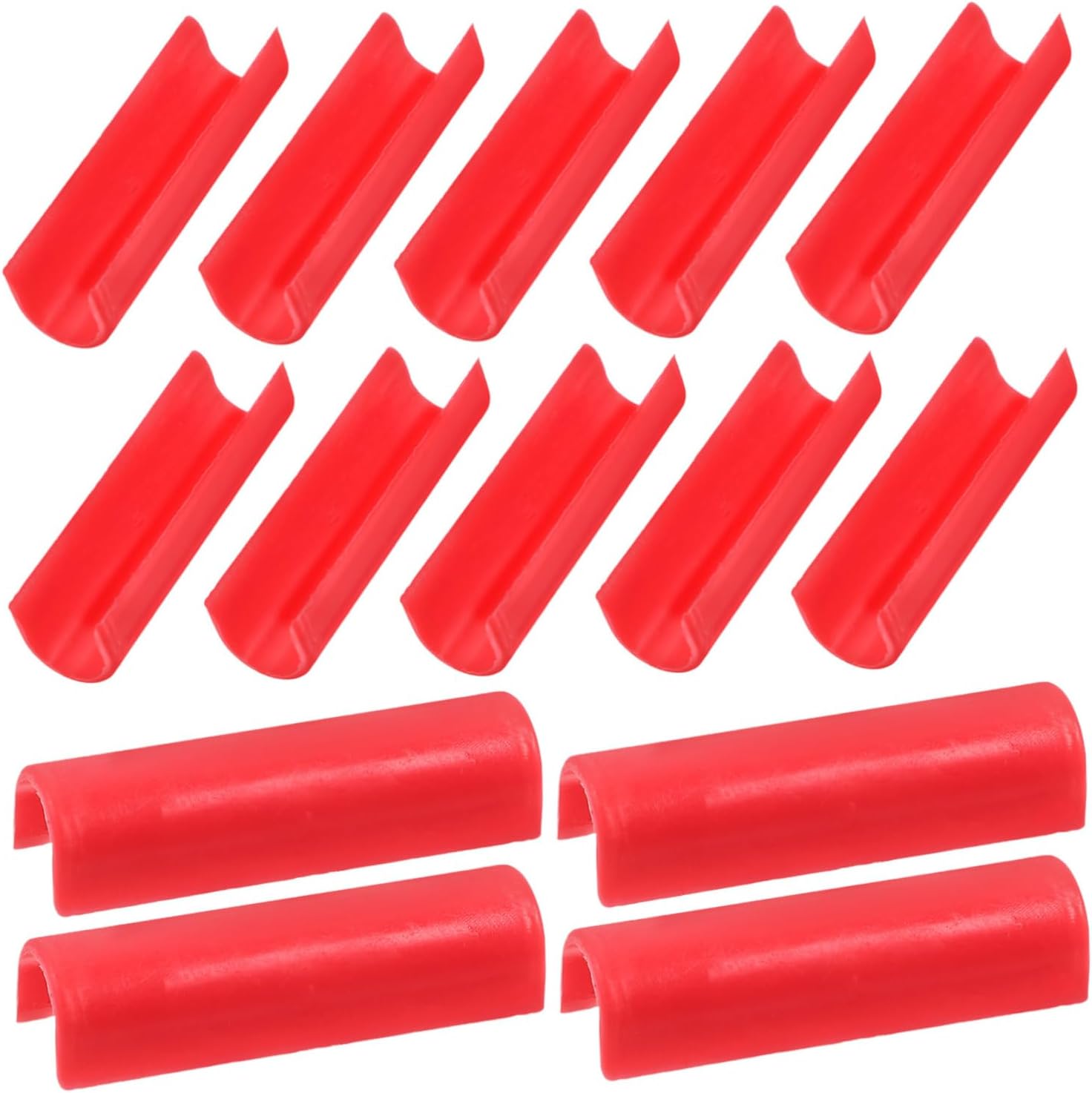 TEHAUX 100pcs U-shaped Protective Sleeves for Manual Tile Cutter Pole Covers Tile Cutting Machine Accessory Precision Guide for Safe Cutting