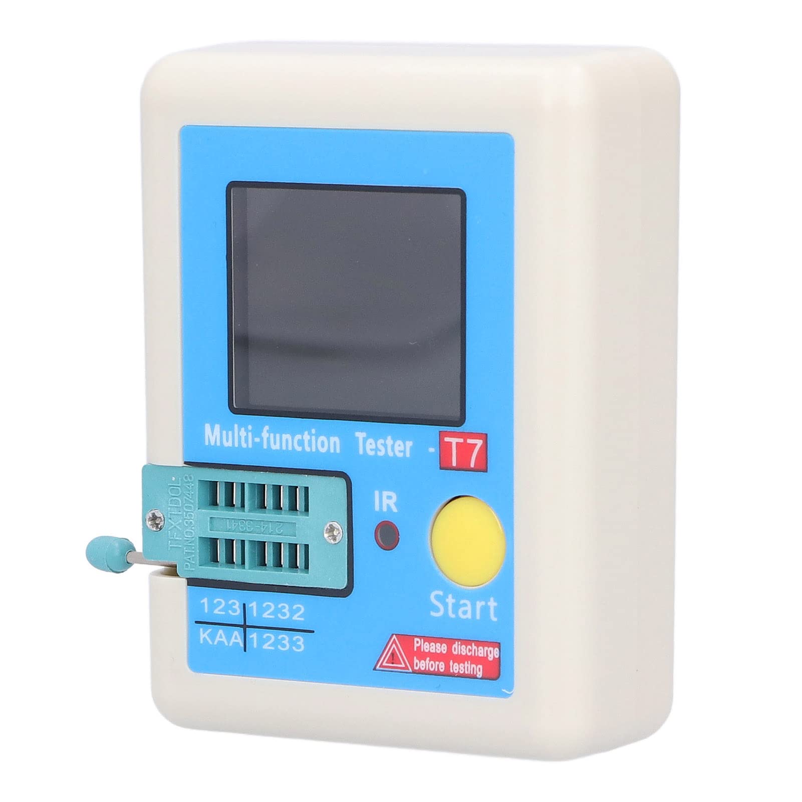 Transistor Checker, Transistor Tester Multifunctional Automatic for Diodes for Capacitors for Resistors