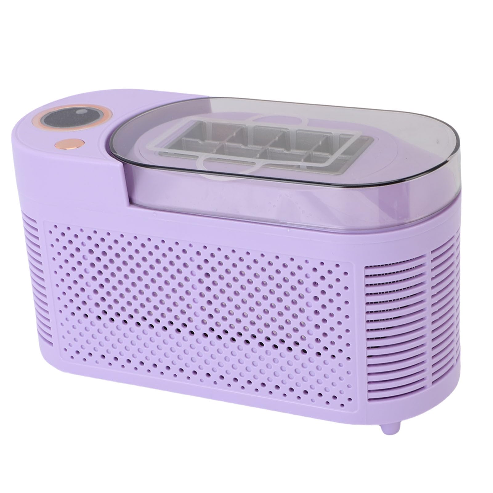 Máquina para hacer hielo en encimera Mini máquina para hacer hielo eléctrica portátil y compacta Fabricación de hielo rápida de 120 W 8 cubos por ciclo con opciones de energía