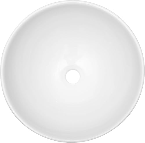 Miniatura 74 de Fregadero montado en la pared de 13 x 11 pulgadas, fregadero de pared rectangular de porcelana blanca de cerámica, lavabo artístico, orificio
