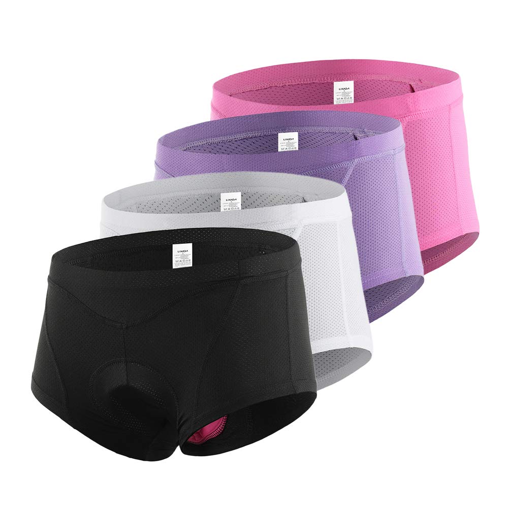 Femmes Sous-Vêtements de Vélo 3D Gel Rembourré, Slips VTT Cyclisme, Shorts