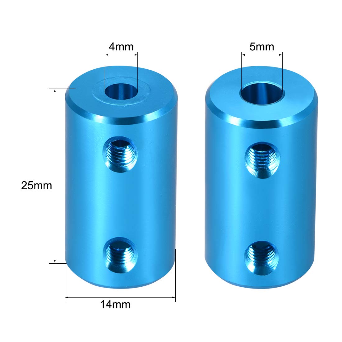 Starre Wellenkupplung 5mm Auf 5mm – Edelstahl, L2 Produktbild-Vorschau 2