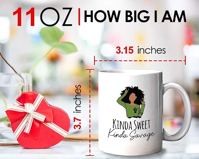 Taza de cerámica Bubble Hugs 11 oz Blanca miniatura 6