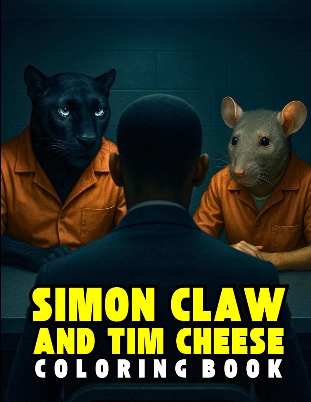 Simon claw And tim cheese Coloring Book: From Cheesy Crimes to Bloody Betrayals – Color the Infamous Villain Fantasy Meme Saga!