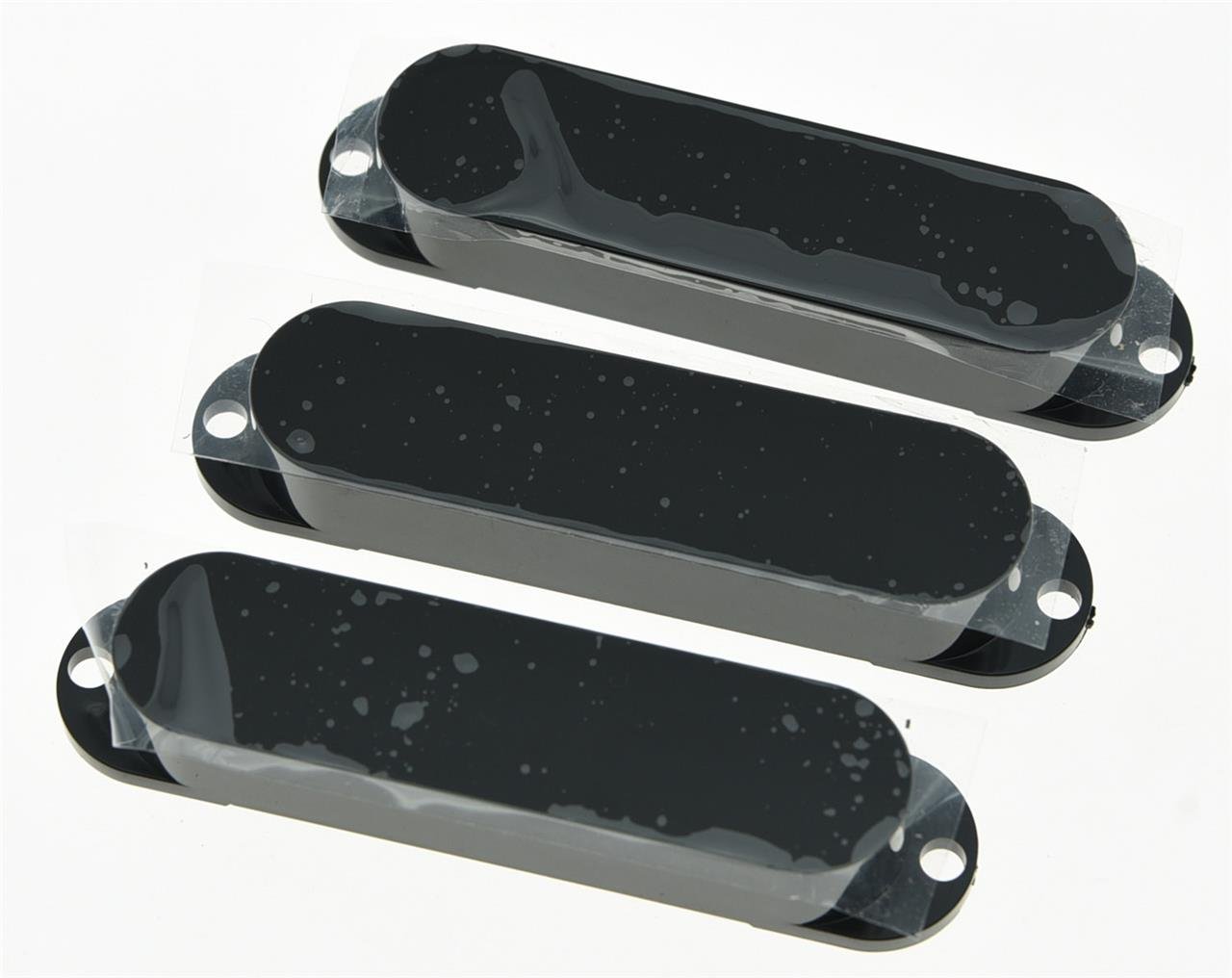 Simple bobinage Kaish Noir capot fermé pour protéger les micros Strat