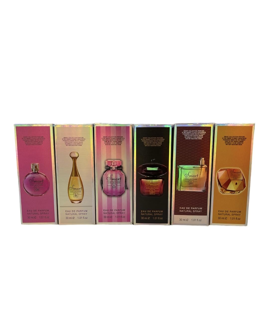 SC 30 ML Smart Collection 30 ml For Women 6 Pieces Pack MIX