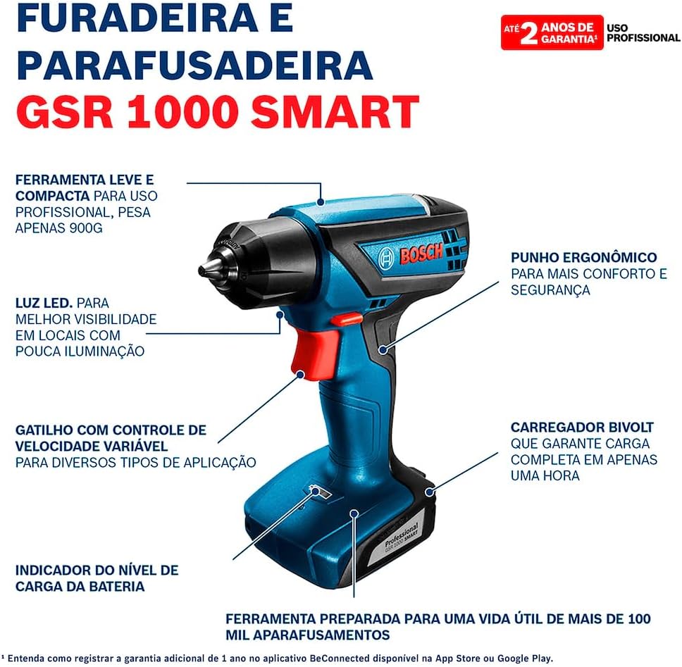 Bosch Parafusadeira Furadeira Gsr 1000 Smart 12V Com Cinto Review Sincero 11 616Yqt5Mbtl. Ac Sl1000