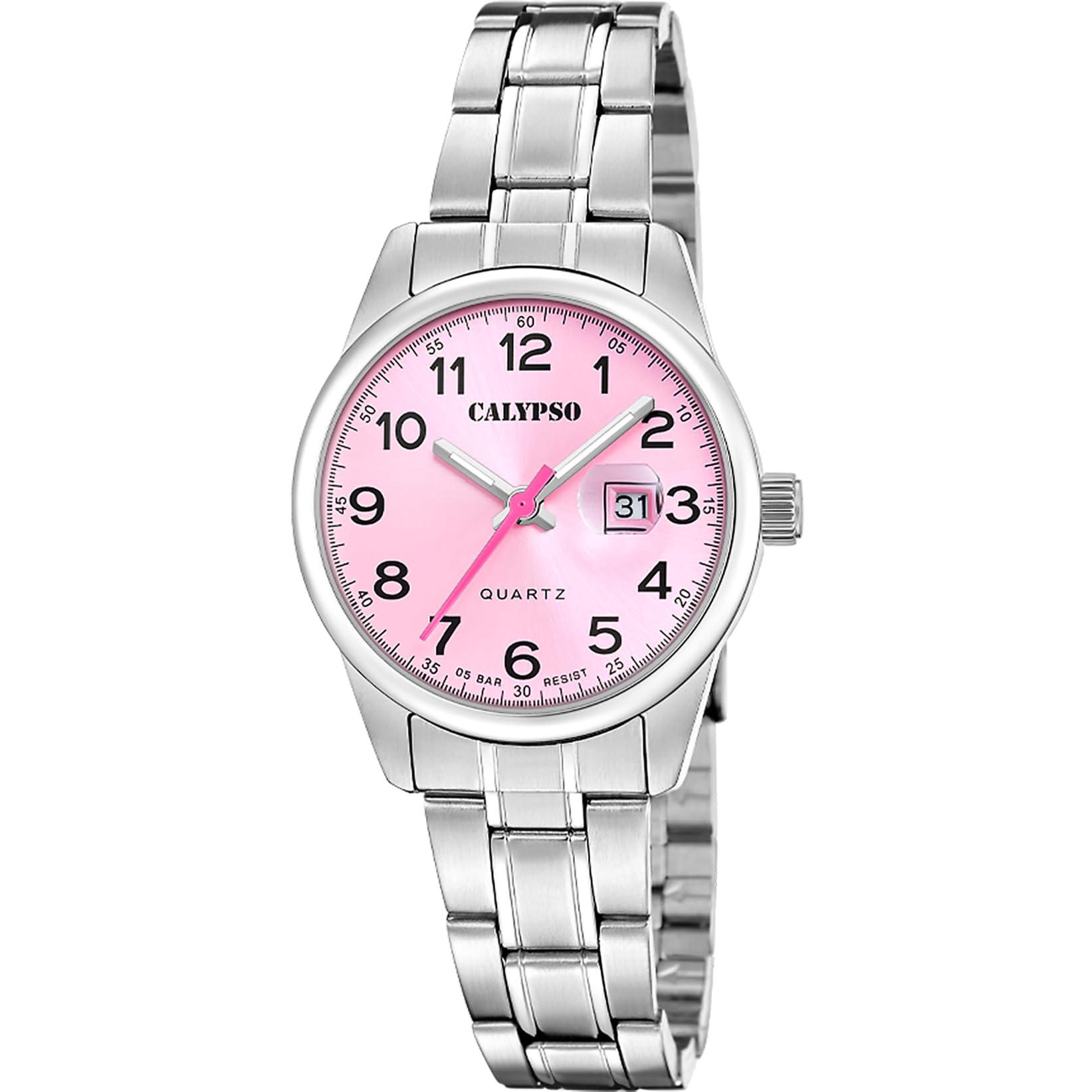 Calypso Women's   Pink  Junior Stainless Steel Watch K5873/2 , BrandAlley