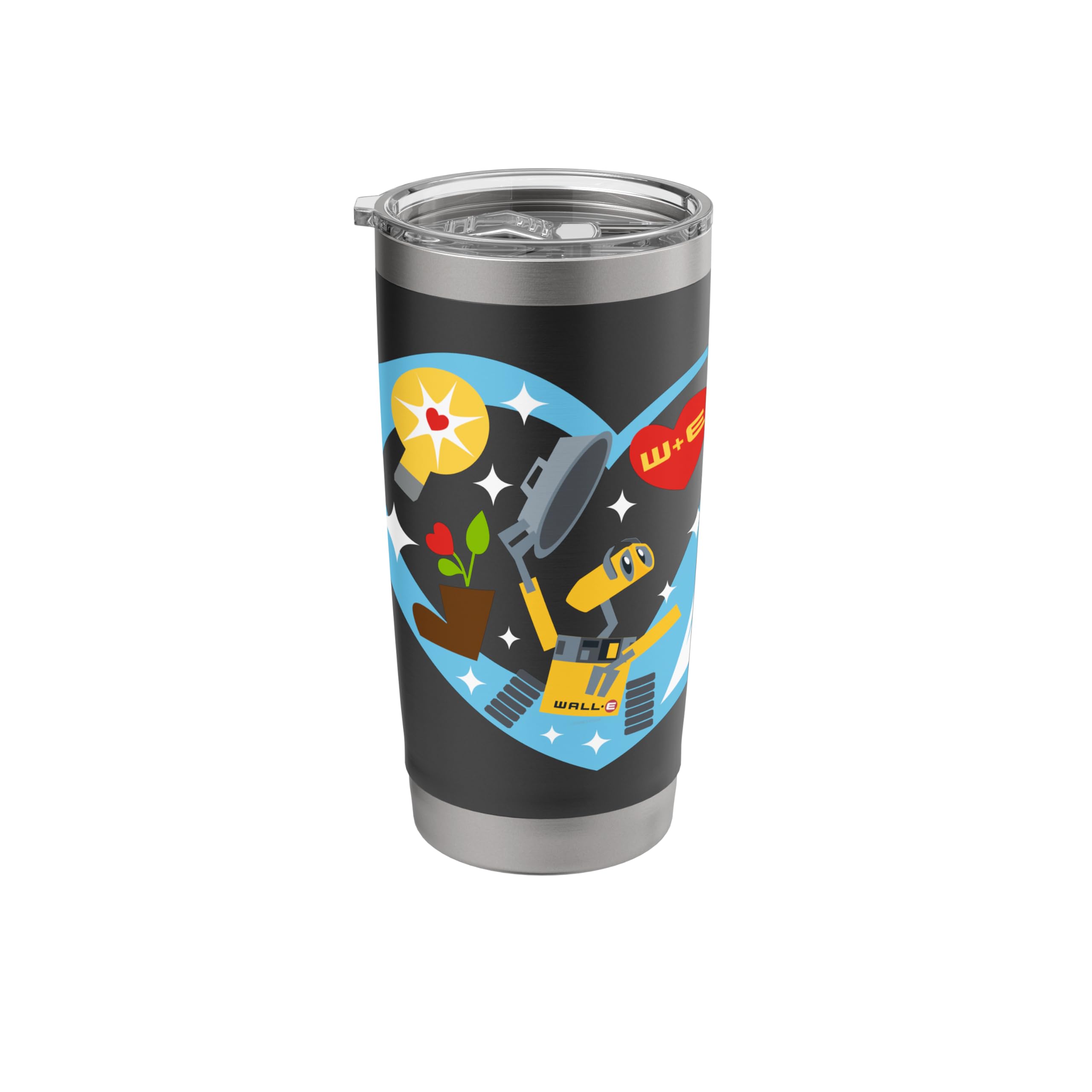 Disney and Pixar’s Wall-E and EVE Heart Valentine’s Day Stainless Steel Insulated Tumbler