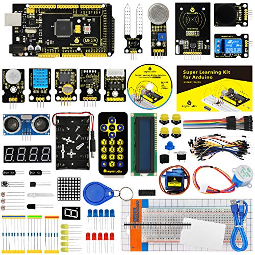 KEYESTUDIO Starter Kit de con Guías Tutorial, Placa Controladora MEGA 2560 R3...