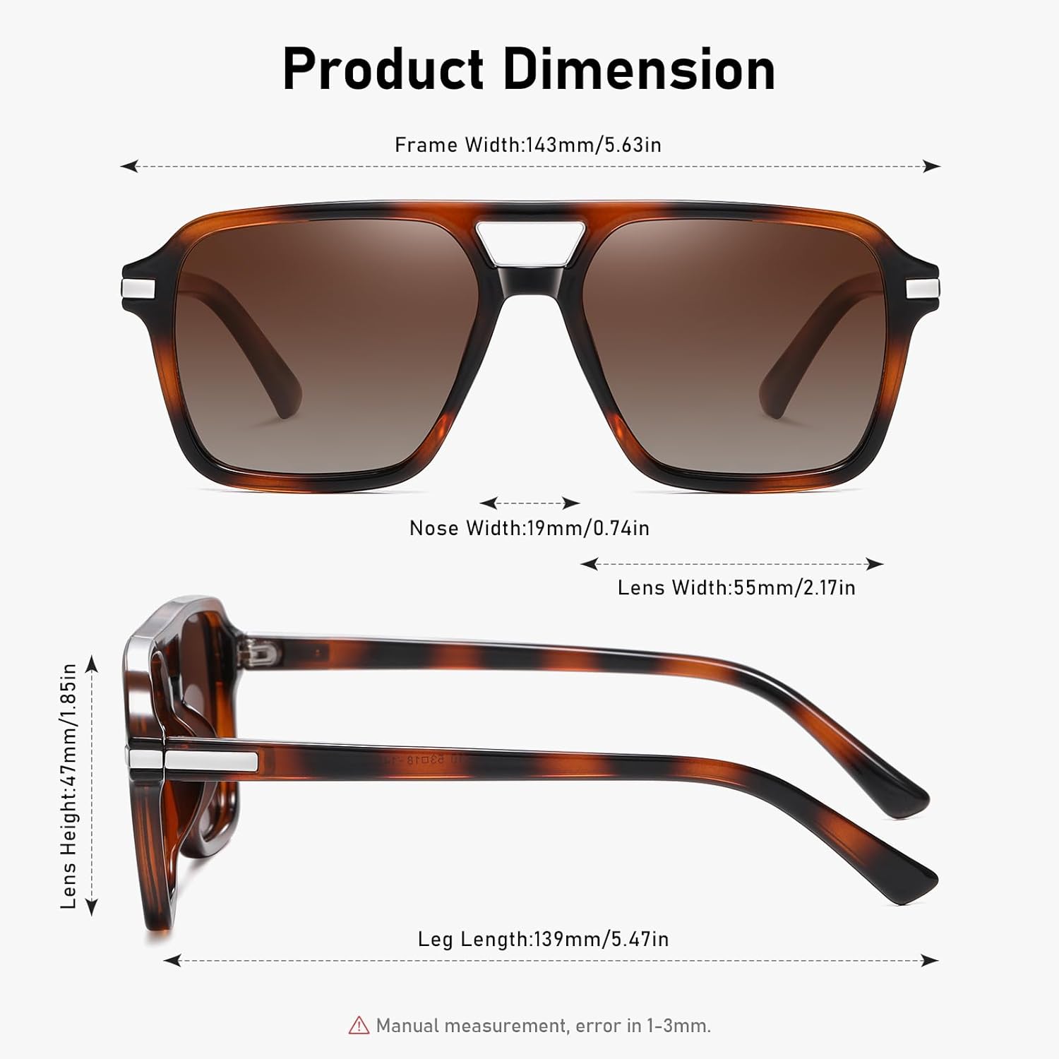 Night Vision Driving Glasses Polarized Anti-glare, HD Yellow Tinted Glasses for Women Men - Image 5