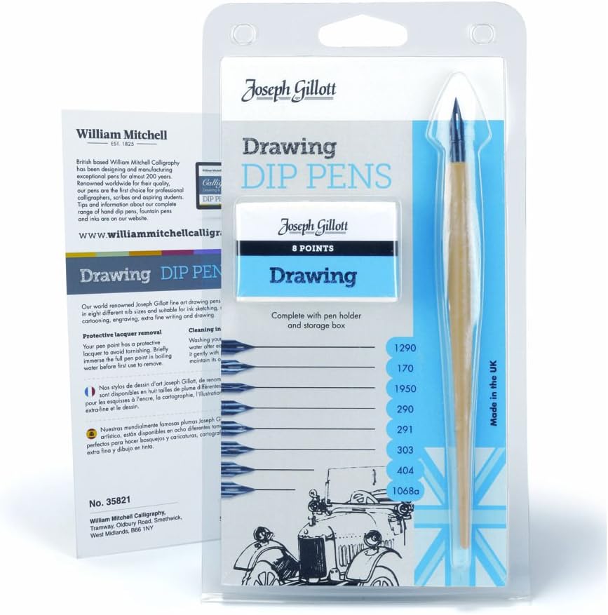 J. Gillett Drawing Pen Card, FMLDPC