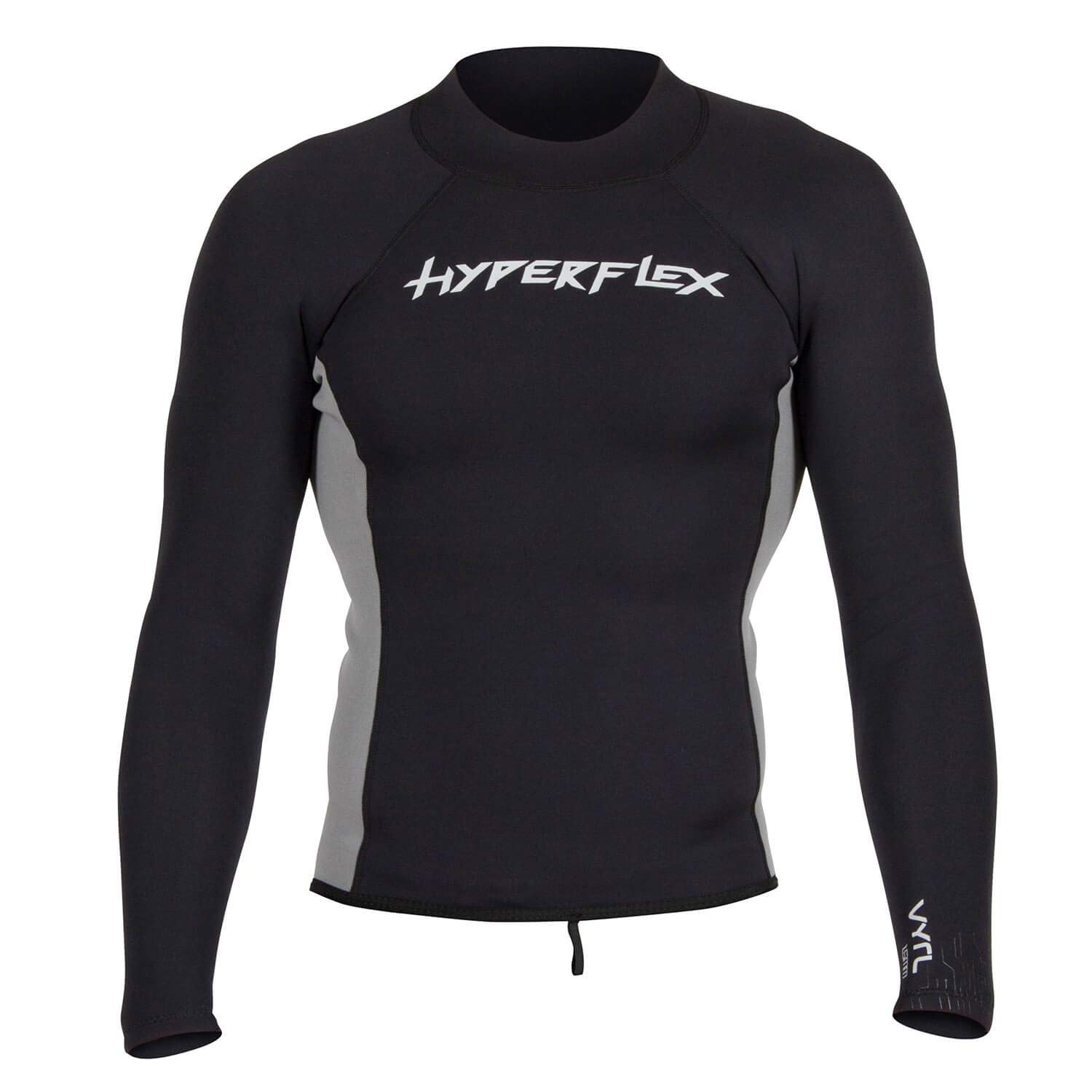 Hyperflex Mens VYRL 1.5MM SURF JACKET, Black, XXL