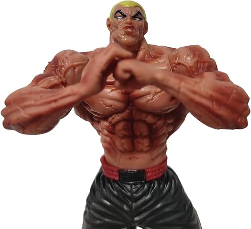 Miniatura 7 de Figura de anime de Jack de 8.7 in, figura de acción de Baki, figura de acción de galleta, cuerpo constructor, figura masculina coleccionable