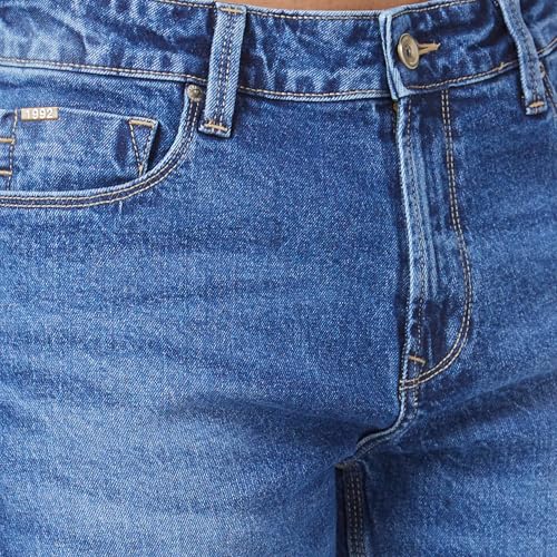 Image of Spykar Men's Ricardo Comfort Fit Mid-Rise Jeans
