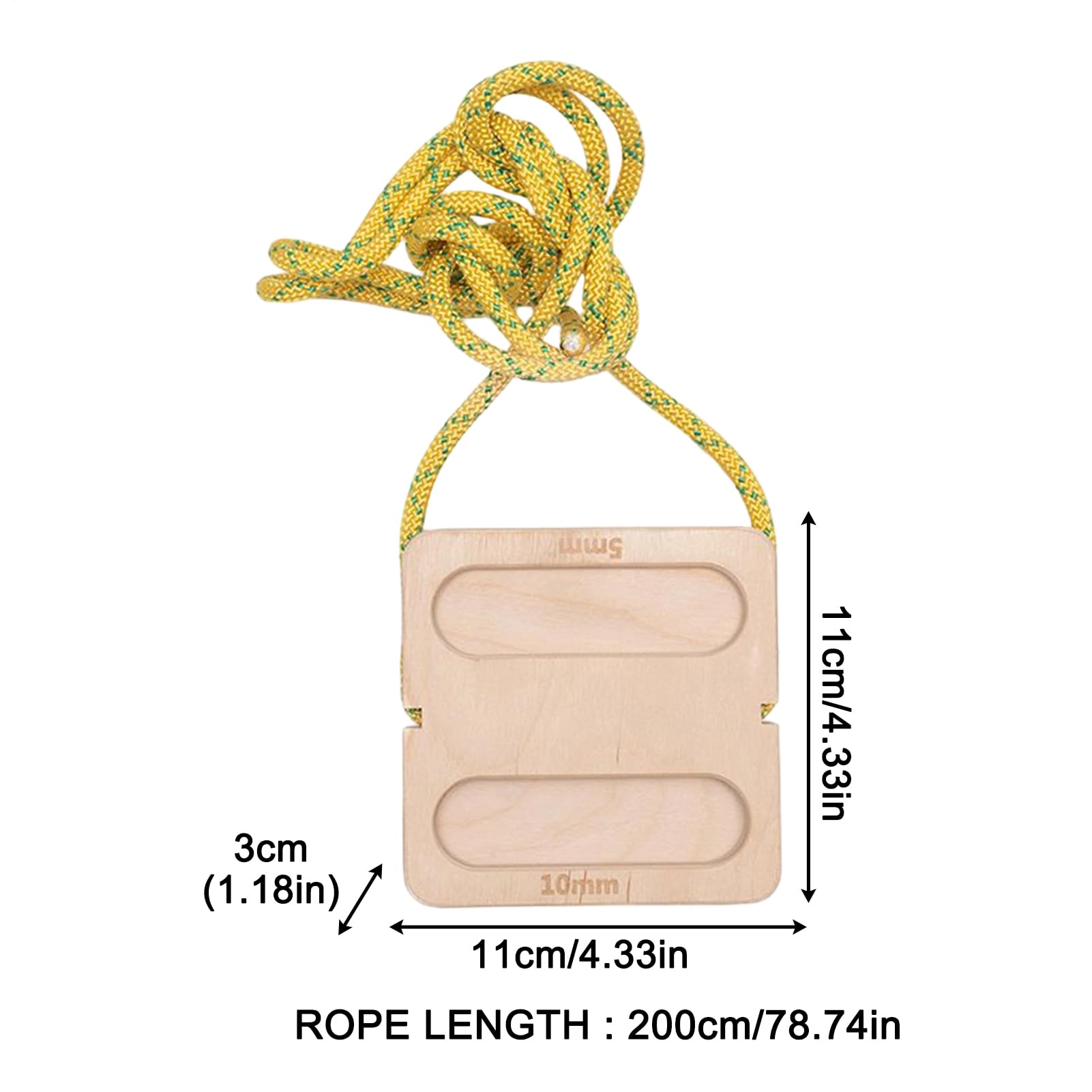 Hangboard per Arrampicata Legno 2 Pezzi