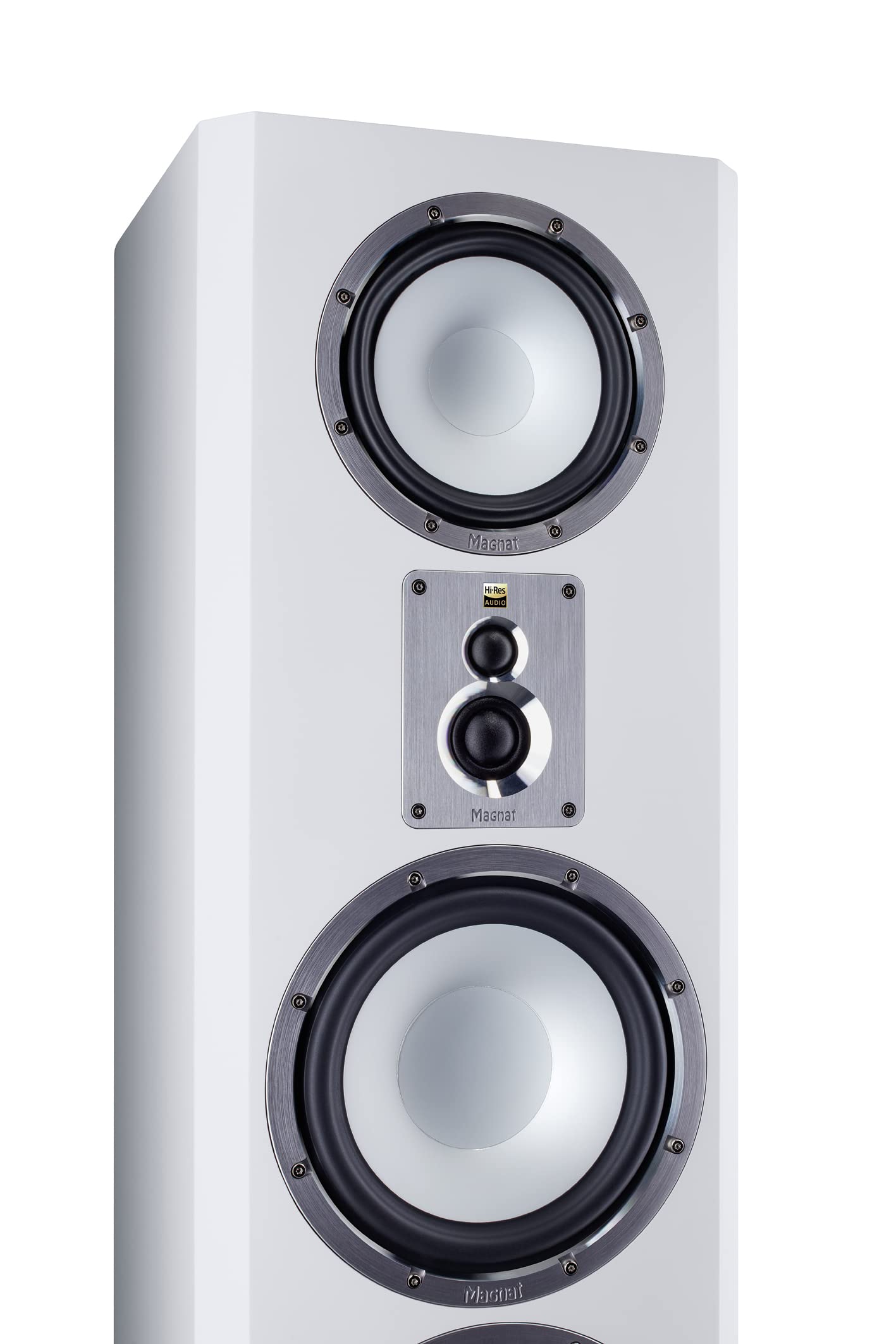 Magnat Signature 1109, High-End-4-Wege-Bassreflex Standlautsprecher 1 STÜCK, Weiß