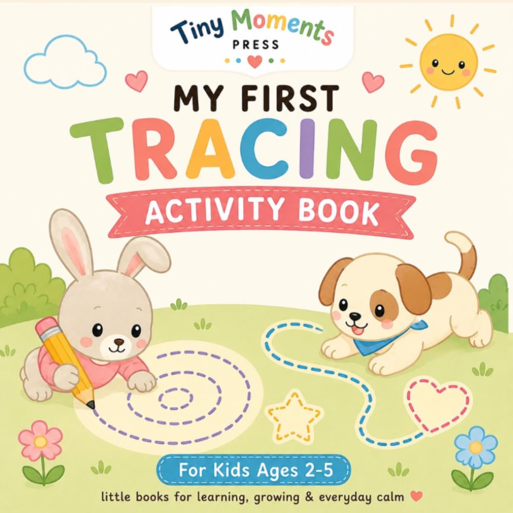 My First Tracing Activity Book: Fun Early Learning Workbook for Toddlers & Preschoolers Ages 2–5 (Tiny Moments My First Activity Books)