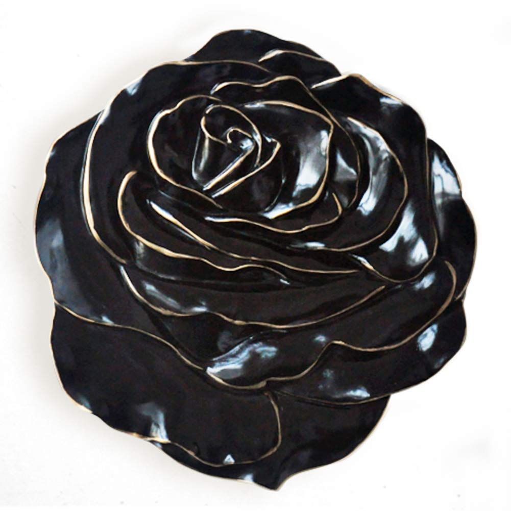 Sculpture murale décoration en résine fleurs suspendues salon et chambre