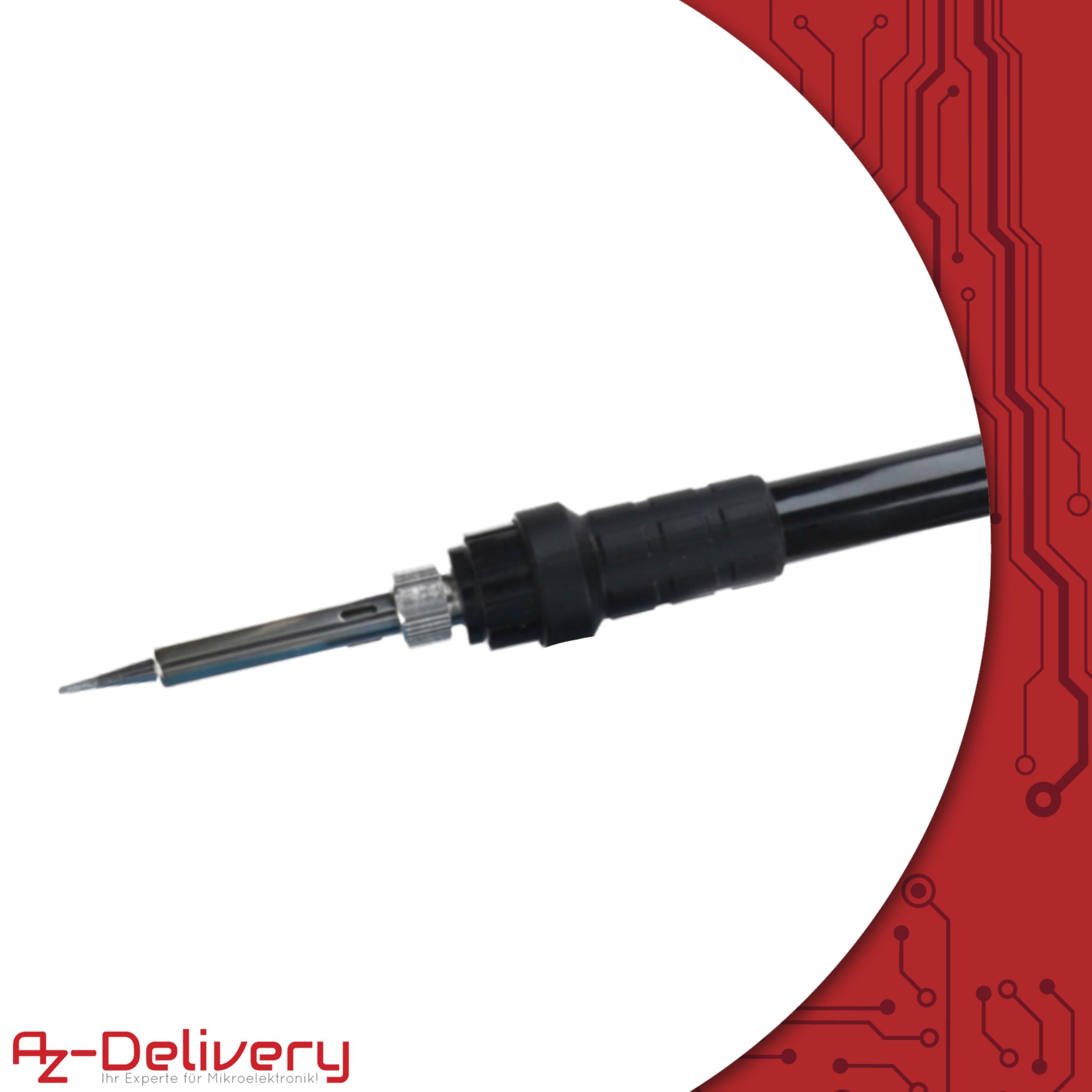 AZ-Delivery Lötstation 926LED V3 Lötkolben-Kit, 130W, einstellbar 200°C bis 480°C, inklusive steckbarem Lötkolbengriff, Lötständer, Lötspitzenreiniger & hitzebeständigem Reinigungsschwamm