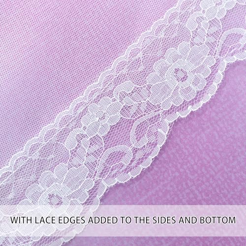 Image of Extra Wide Curtains 84 Inches Long 100 Inch Wide for Girls Bedroom Patio Sliding Door Kids 80% Blackout Curtains for Nursery Room Darkening Rainbow Princess Unicorn Wall 1 Panel 100Wx84L Pink Purple