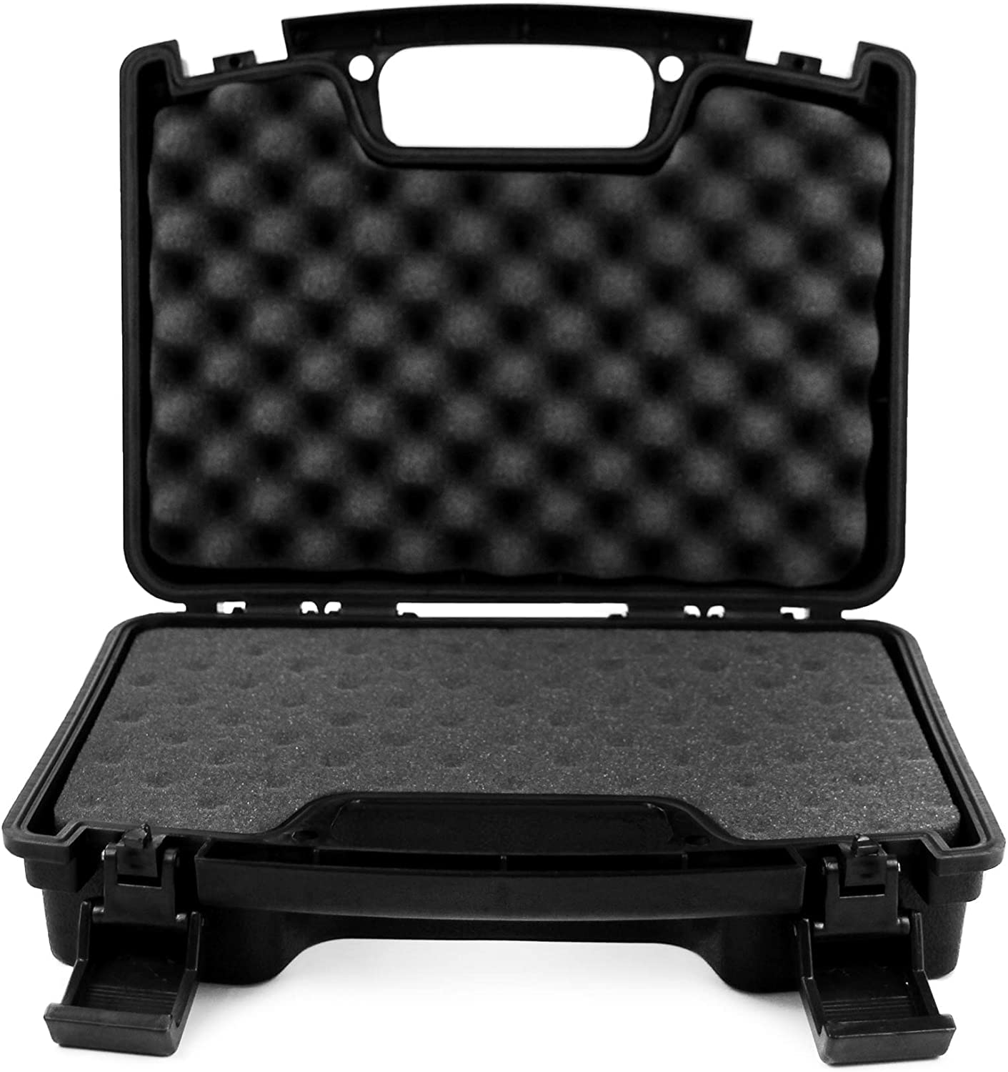 VicBre Custodie per Pistola 26x 20 x 8 (cm) Custodia in Plastica Dura con Schiuma Protettiva per Pistola Protettiva