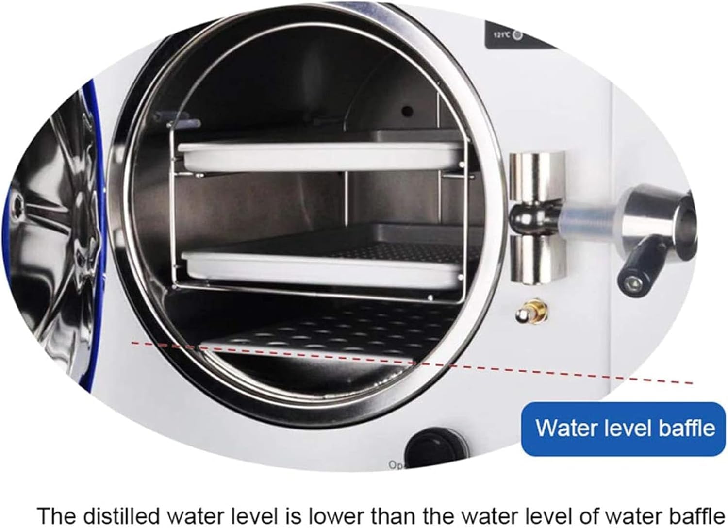 Autoklav-Sterilisator, 18 l, Digitalanzeige, Edelstahl, Vakuum-Dampf-Laborausrüstung
