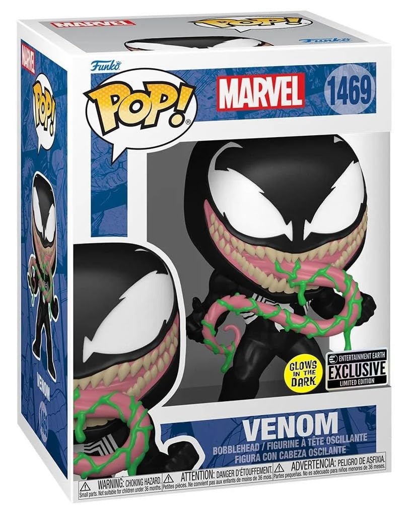 funko pop Marvel VENOM 海外限定 Amazon.com: POP Marvel: Venom with Ooze (Glow-in-The-Dark) Limited