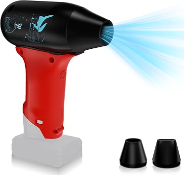 for Milwaukee M12 12V Lithium Battery Powered Jet Dry Blower, 130000RPM Compressed Air Duster, 3 Gear Adjustable Air Duster, Jet Fan Mini Blower for Tools, Car, Computer, KeyboardNo Battery