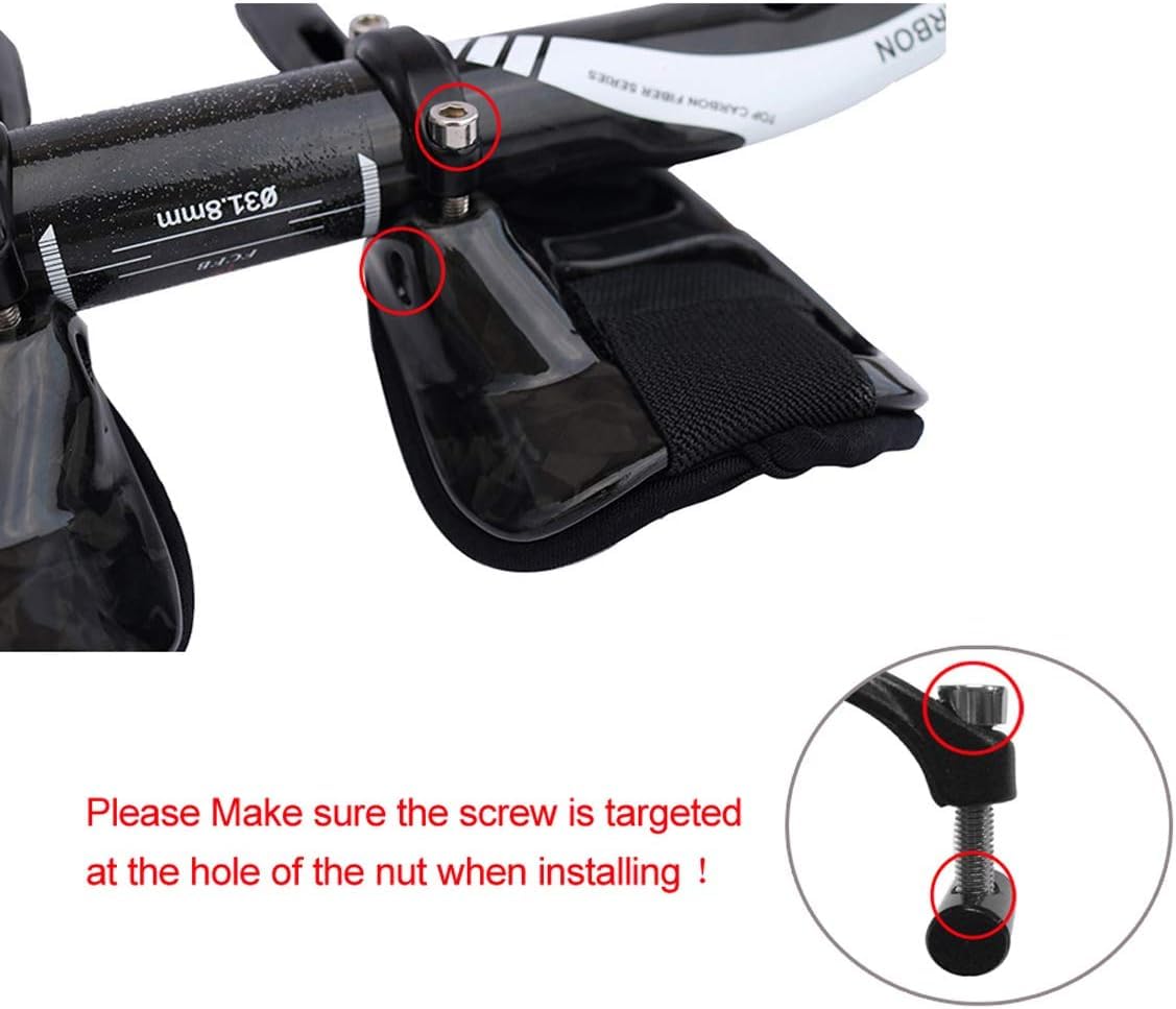 PLATT Manubrio per bicicletta 31,8, manubrio in carbonio da corsa/triathlon, manubrio aerobar, 3K, lucido