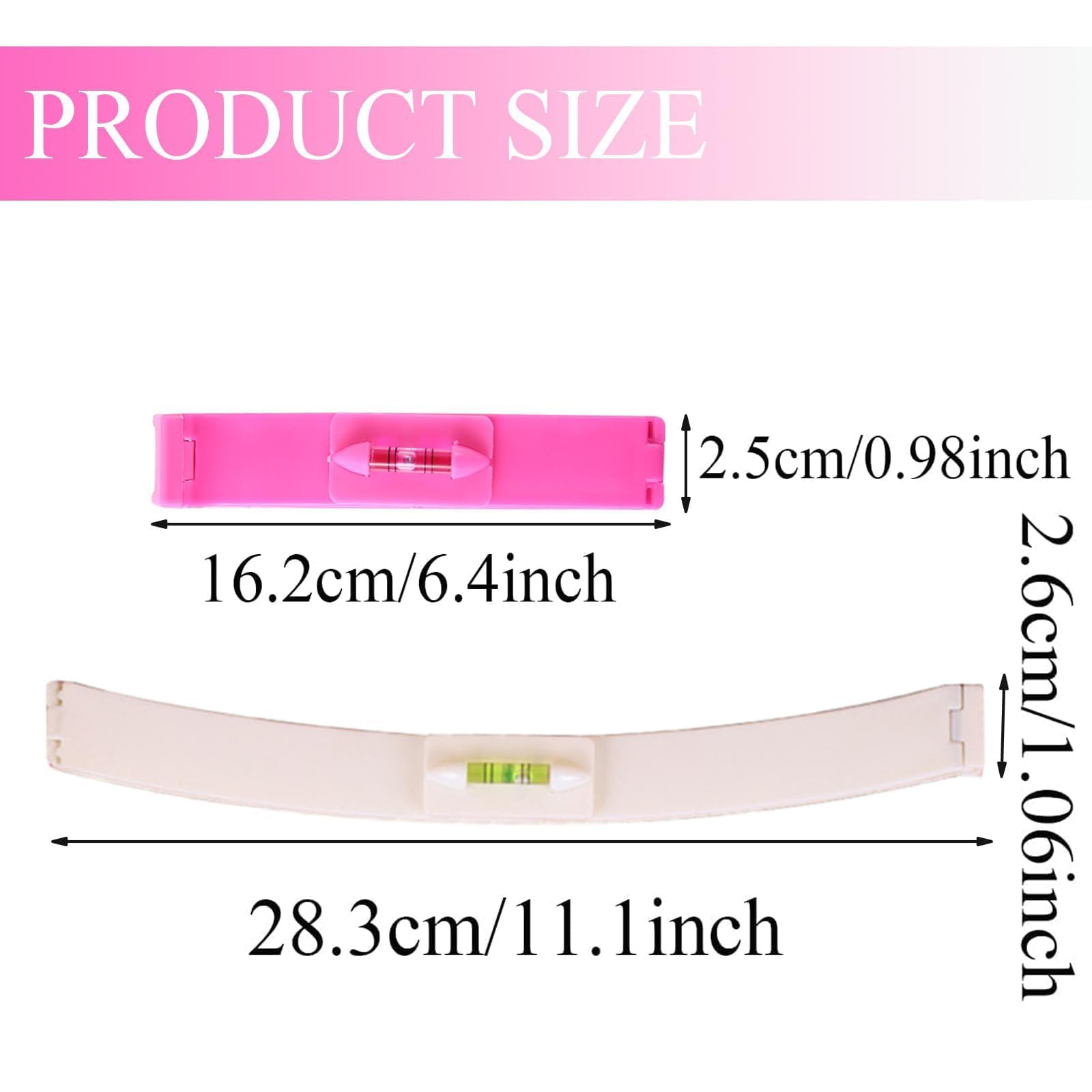2Pcs Hair Cutting Kit, Hair Cutting Tool, Split end Trimmer, Home Styling Accurate Haircutting Tool for Layers Bangs - Image 2