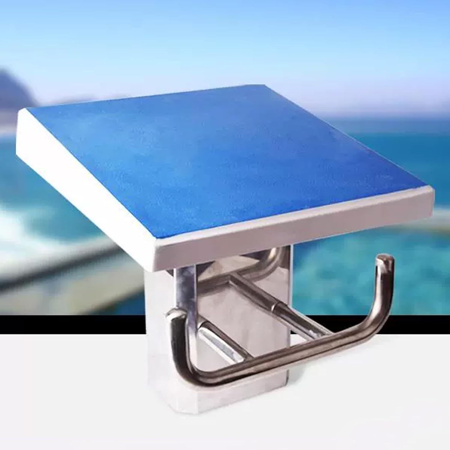 Stainless Tilt Pool Jumping Platform, Non-Slip Diving Boards, Swimming Starting Blocks for Professional Competitions, Private Pools, Swimming Training