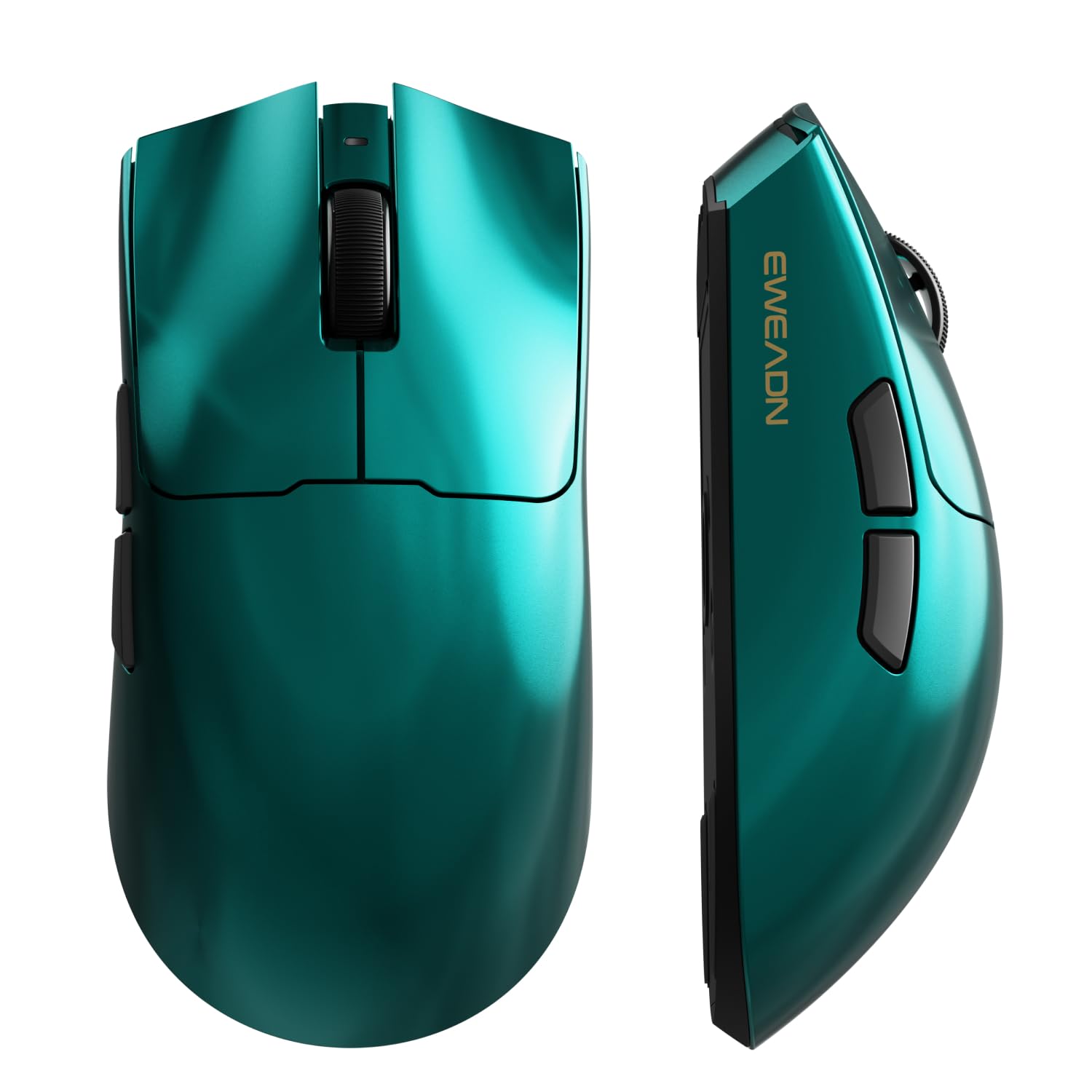 EWEADN S9 Max Lightweight Wireless Gaming Mouse, Tri-Mode Wireless Mouse 2.4G/USB-C/BT, 8K Polling, 42K DPI, PAW3390 Optical Sensor, Kailh Switch, 500mAh, 5 Programmable Buttons for PC/Win/Mac-Green