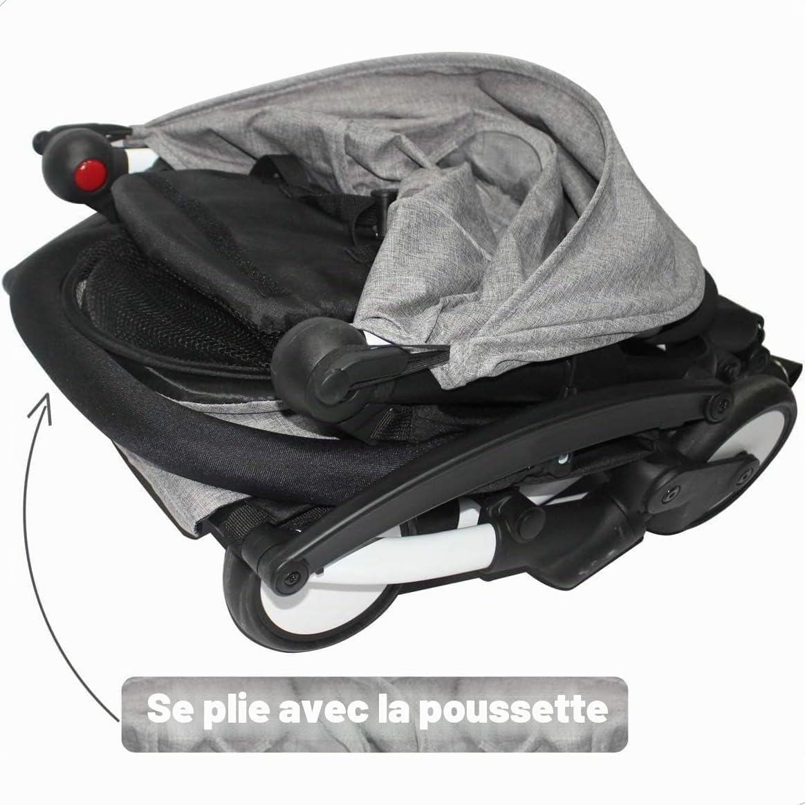 Pare-chocs pour poussette de bébé pour Babyzen YOYO+ YOYO2 6+,PU cuir