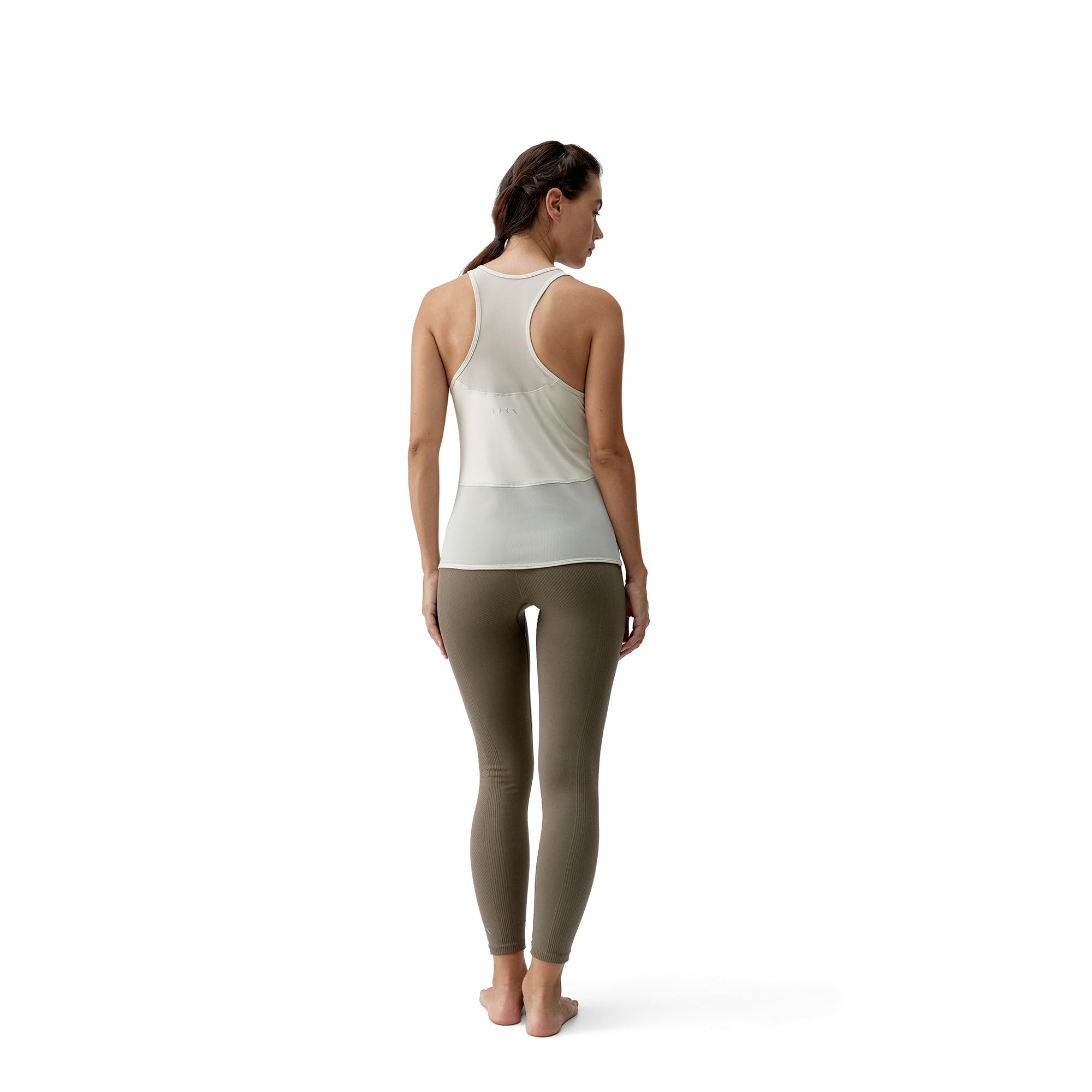 BORN Koszulka Damska Kiava Performance Sporty Z Okrągłym Dekoltem, Bez Kieszeni, Oddychający, Zaokrąglony Dół, Z Lejącego Materiału, Trening, Bieganie, Fitness, Joga
