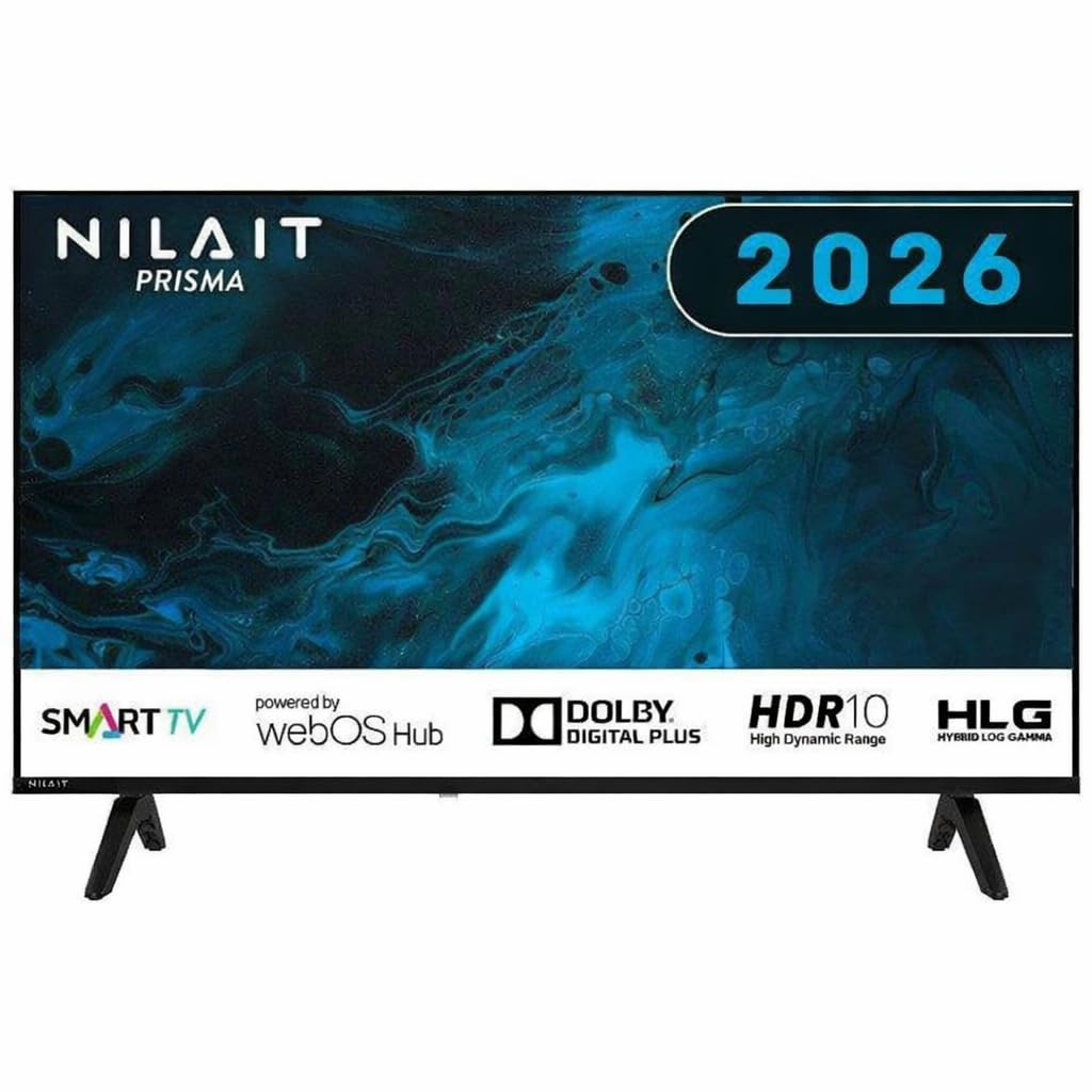 Nilait Prisma 55UD7004ST 55" Smart TV 4K UHD, LED, WebOS, HDR, WiFi, Control por Voz, Televisor 55 Pulgadas Ultra HD