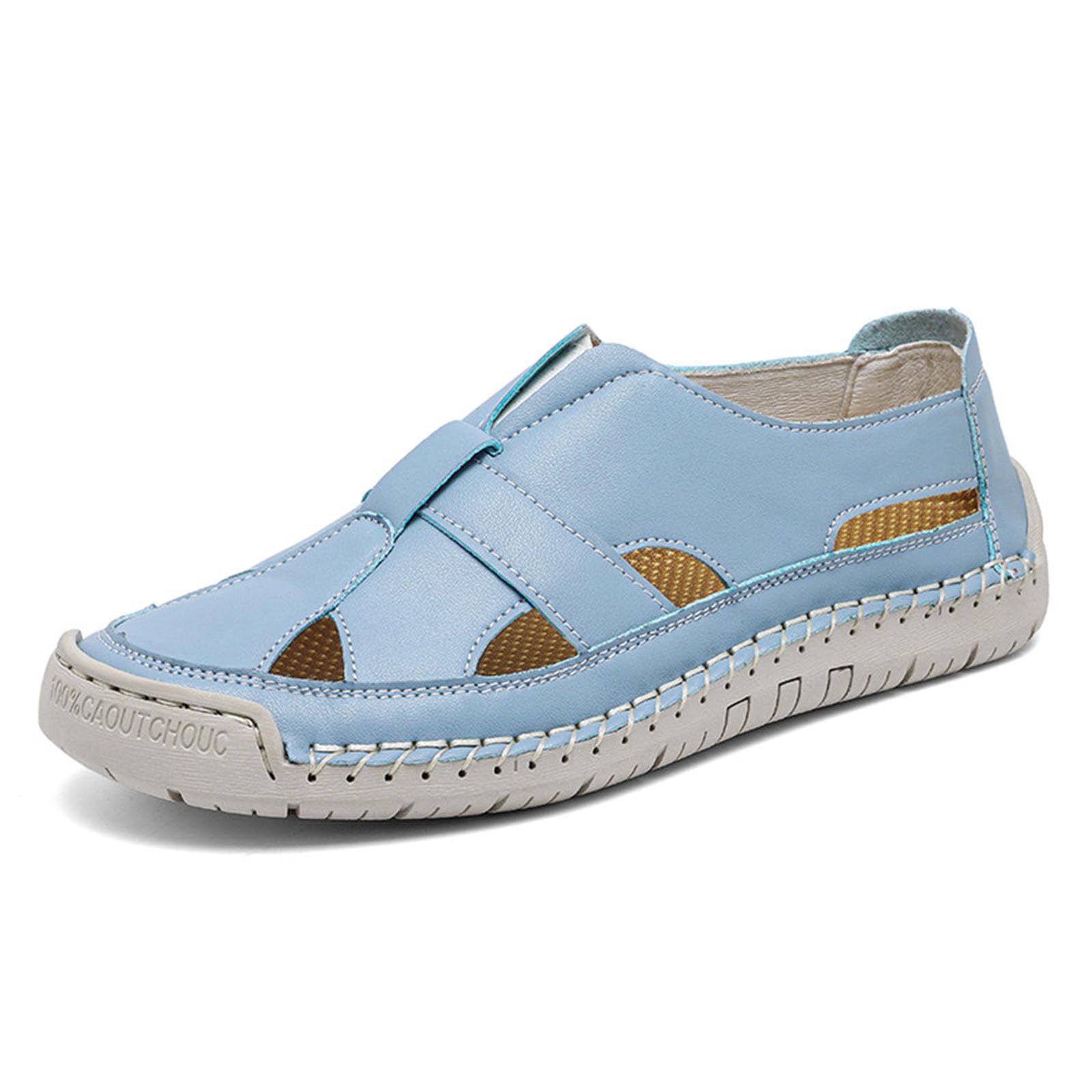 Sandalias Playa Hombre Suela de Goma Malla Transpirable con Bandas Ajustables Senderismo Chanclas Piscina Amortiguado Zapas Calzado Sandalia Antideslizante Comodo para Casual Vacaciones Natacion