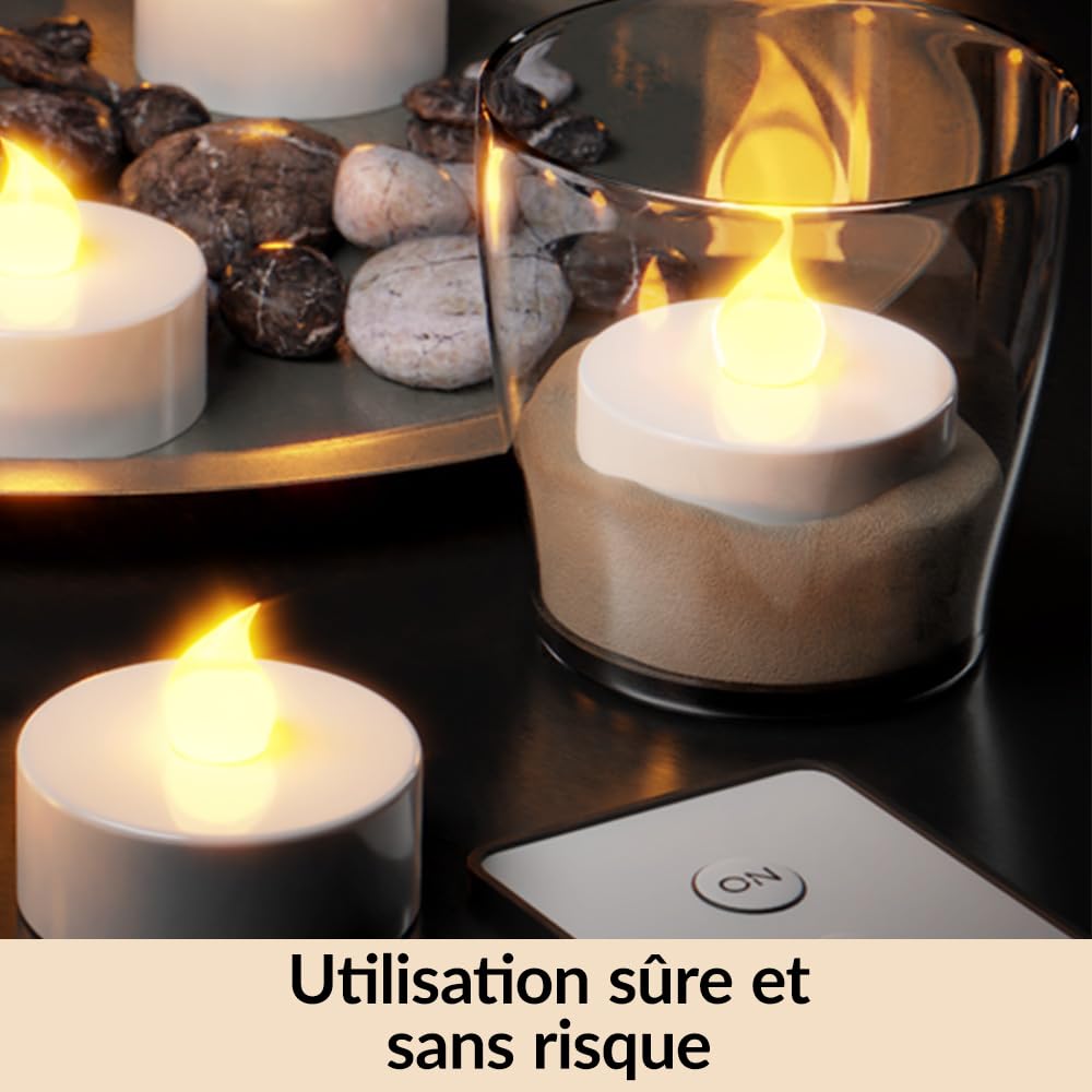 Lot De 3 Bougies LED Sans Flamme Avec Minuteur à Changement De Couleur Et Télécommande à Piles Pour Intérieur Et Extérieur