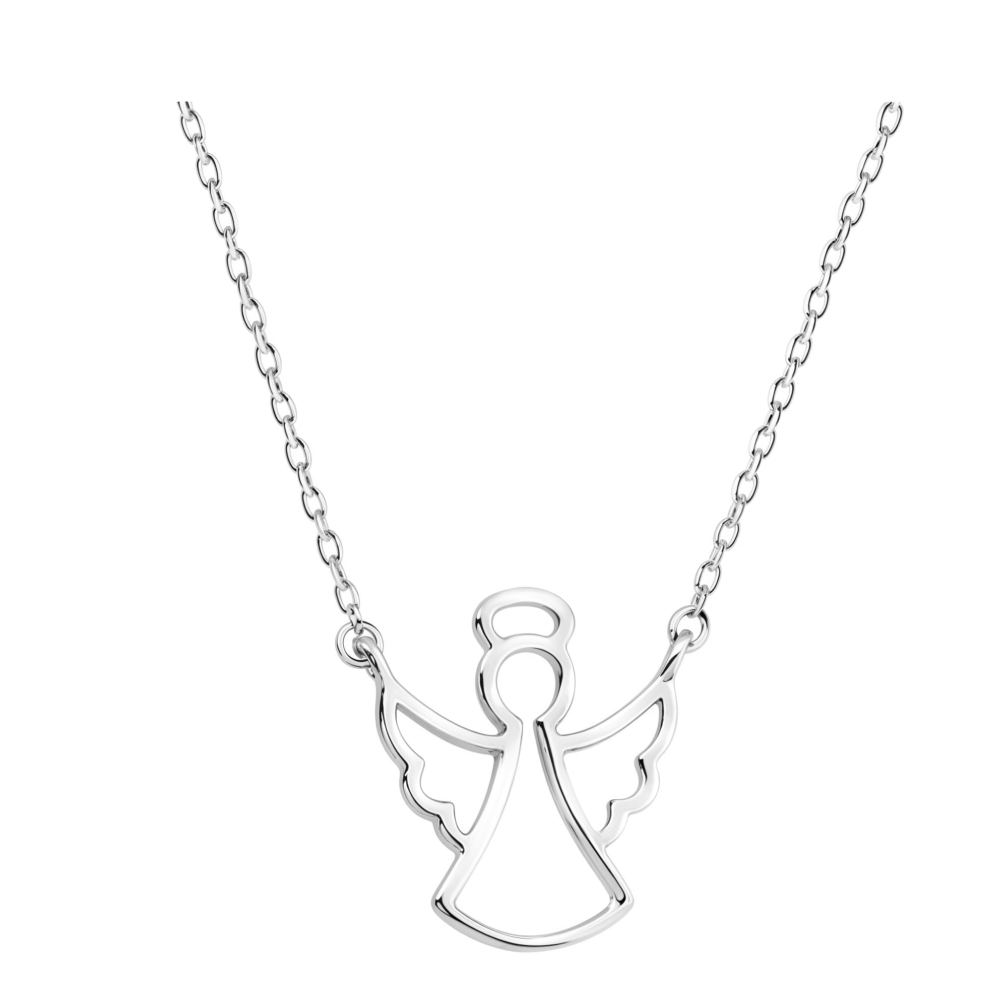 Sofia Milani - Damen Halskette 925 Silber - Schutzengel Anhänger - 50136