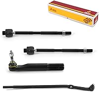 Vista 92 de Metrix Premium Chassis Parts - Kit de 4 piezas de extremos de barra de acoplamiento frontal exterior e interior compatible con Nissan Pathfinder