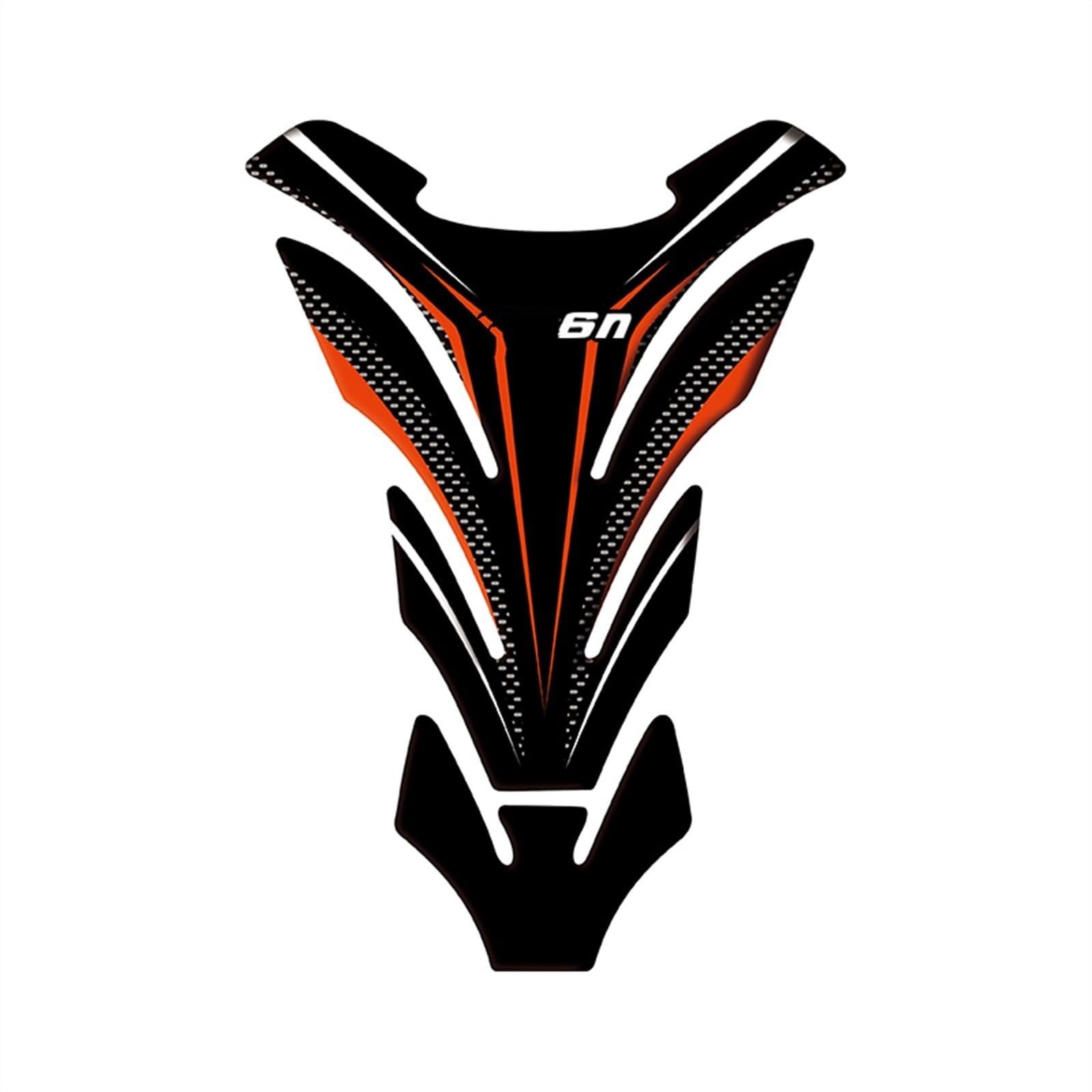 Motorcycle Sticker Emblem Tank Pad Decal Fishbone for Kawasaki for ER6N for ER-6N All Years Fishbone Tank Pad(Color5)