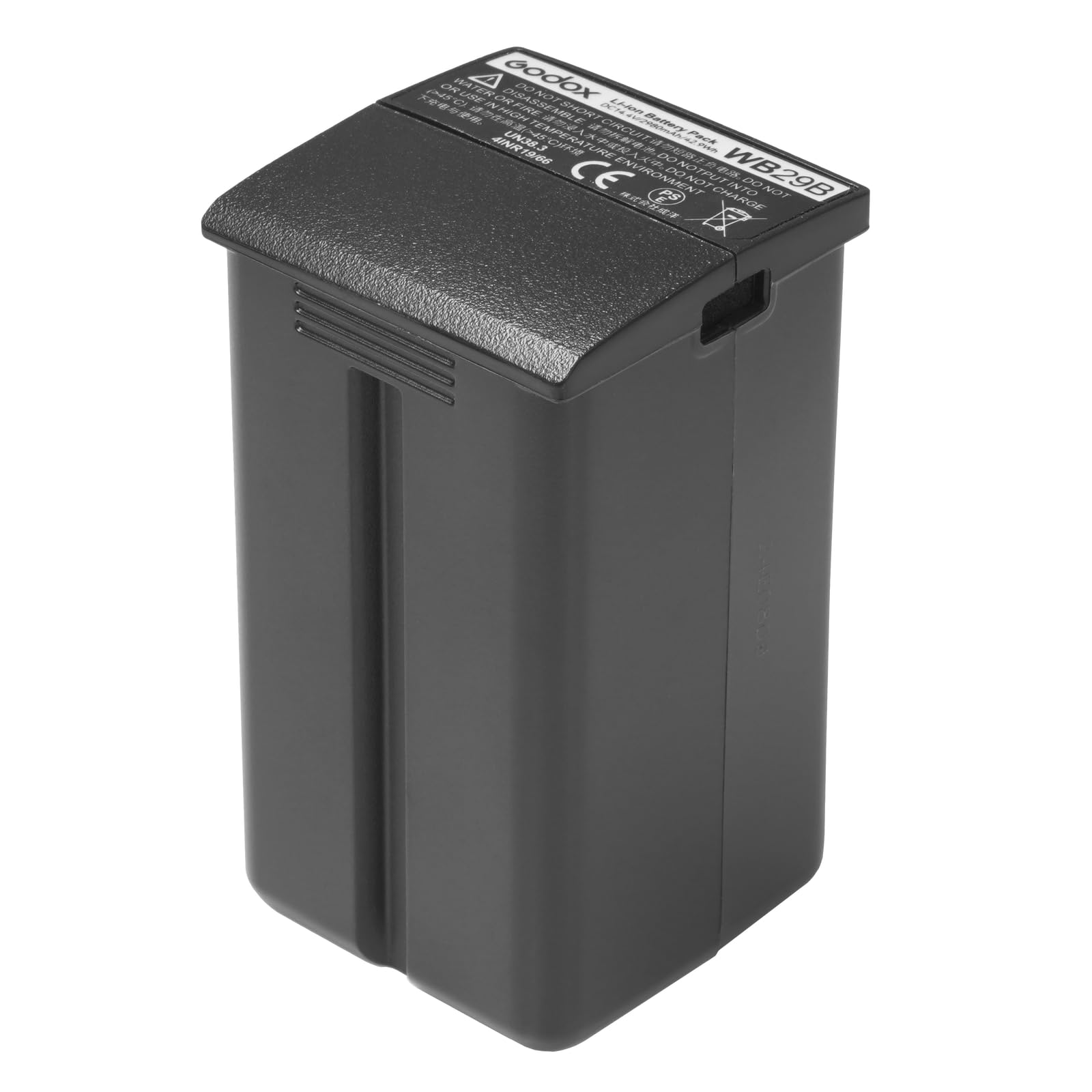 Godox WB29A Batterie, WB29B Batterie, 2900mAh WB29 Batterie au Lithium pour Godox AD200 AD200Pro, Batterie de AD200 Pro