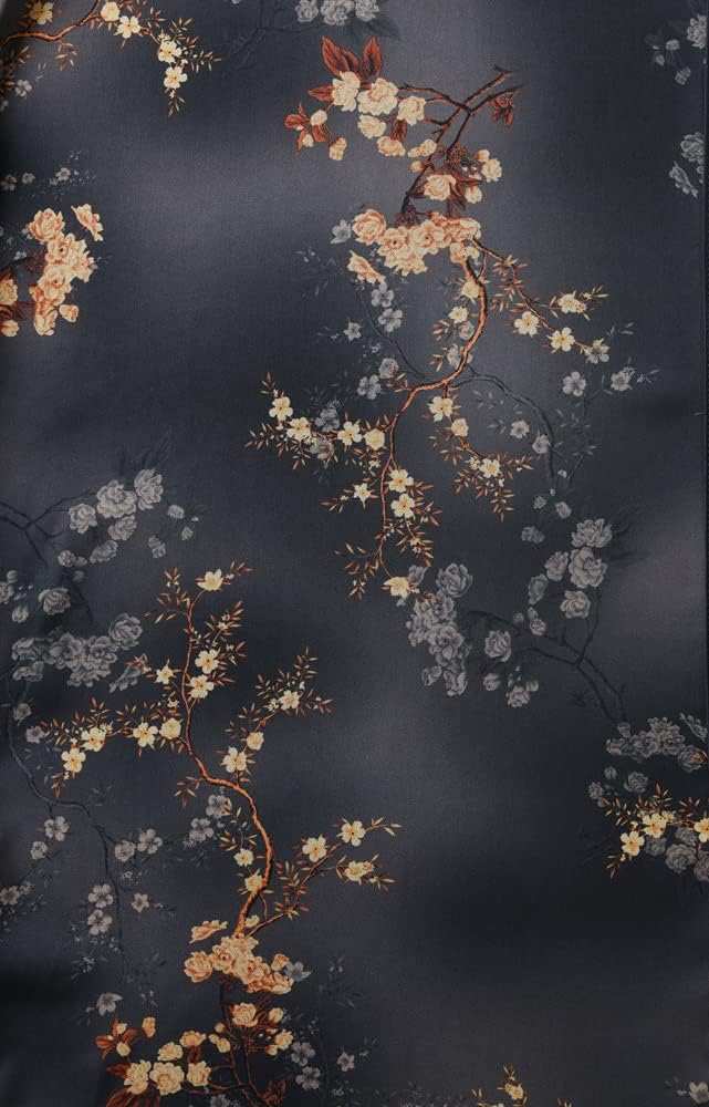 Ledamon Women's Kimono Robe Long for Women - Pocket Floral Bathrobe - Image 4