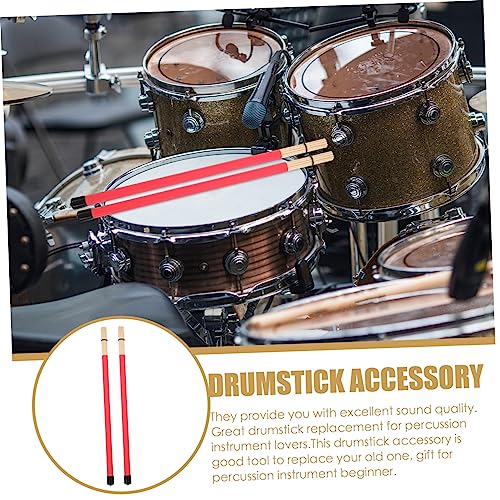 Baquetas para percusión rojas 40.5 cm miniatura 4