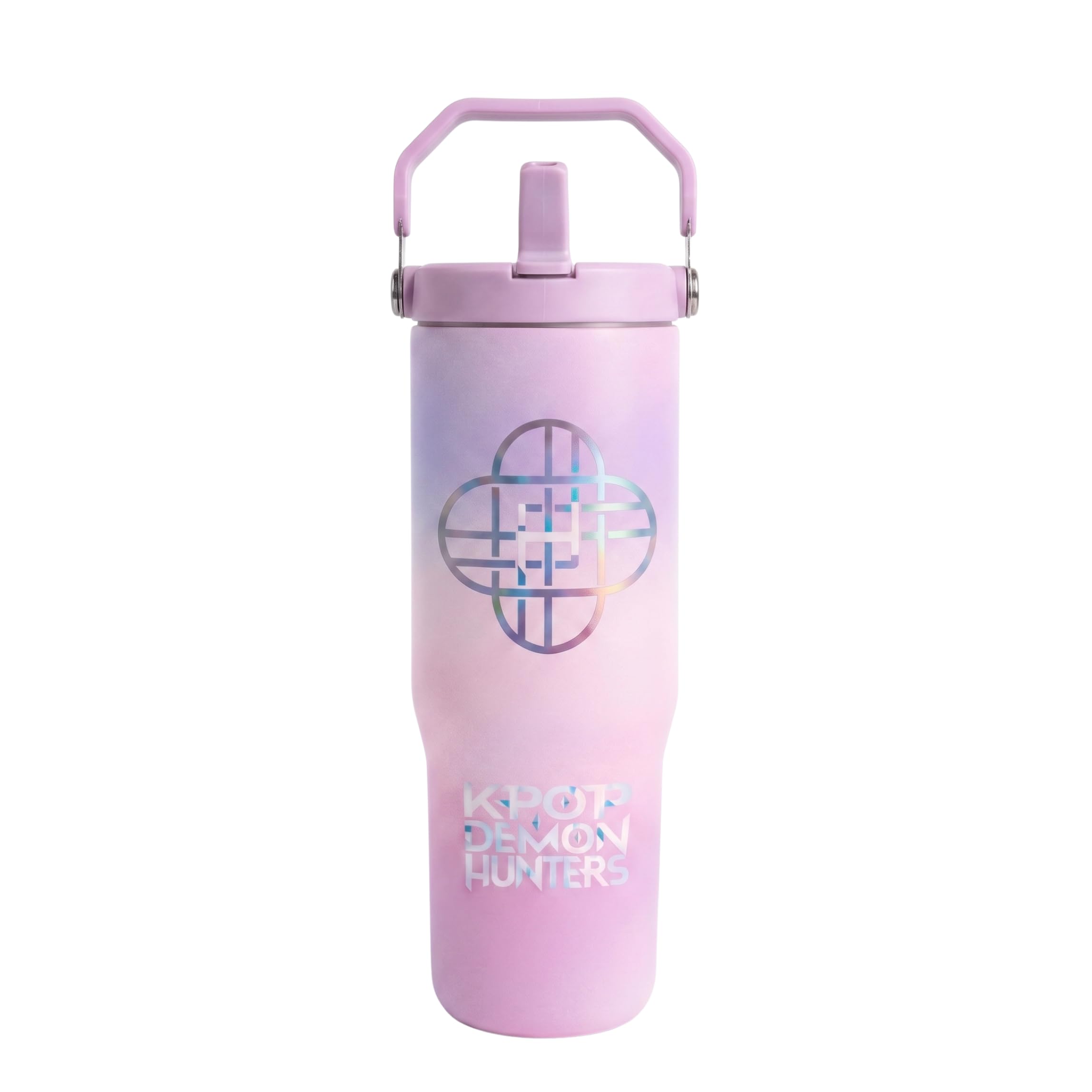 Botella reusable KPop Demon Hunters de acero inoxidable resistente con doble aislamiento